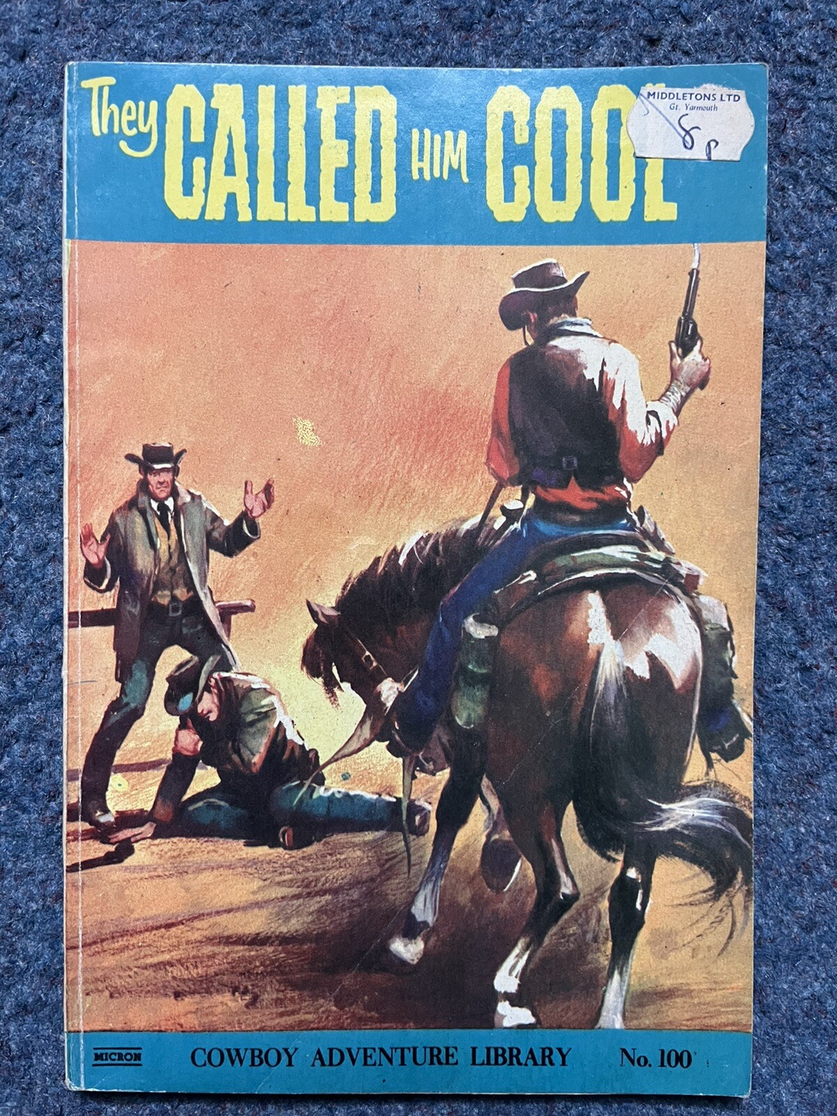 Cowboy Adventure Library Comic No. 100 They Called him Cool