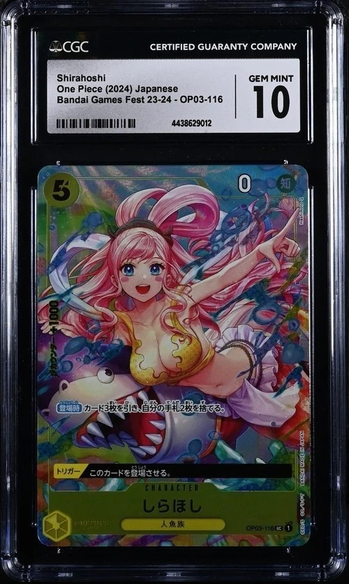 Shirahoshi (OP03-116) (Full Art) OP03-116 Premium Booster -Il migliore- Foil