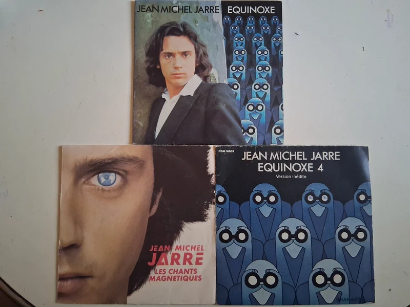 Jean Michel jarre 3 disques 45t