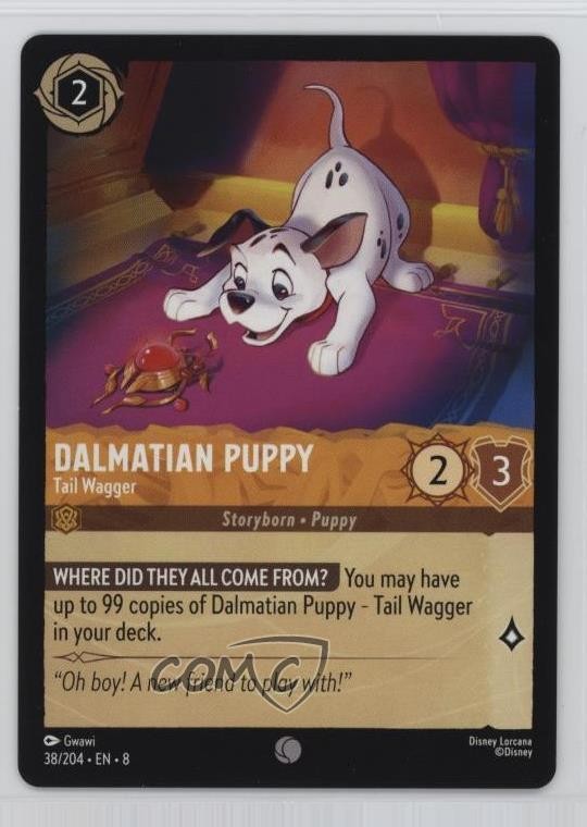 2025 Disney Lorcana - Regno di Jafar 8 scodinzola coda di cucciolo dalmata #38