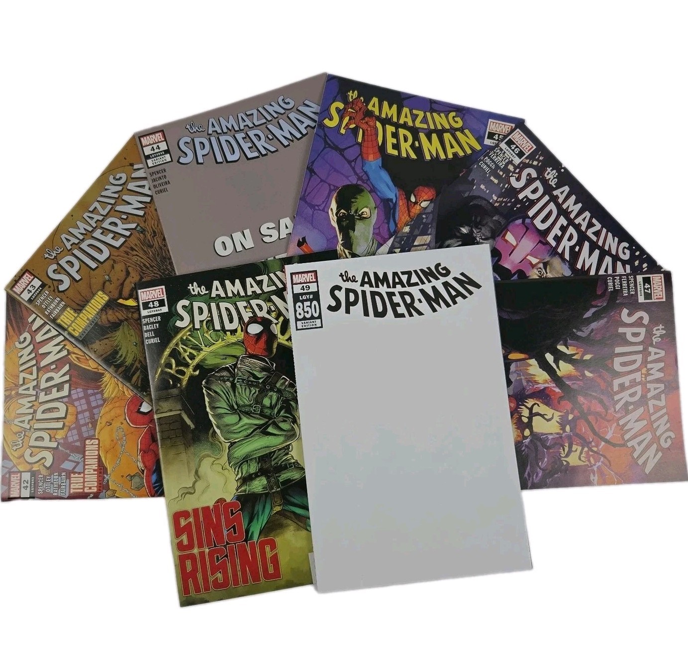 Amazing Spider-Man 2018 42-49 lettori lotto 9 fumetti Sins Rising Ramos variante 1:25