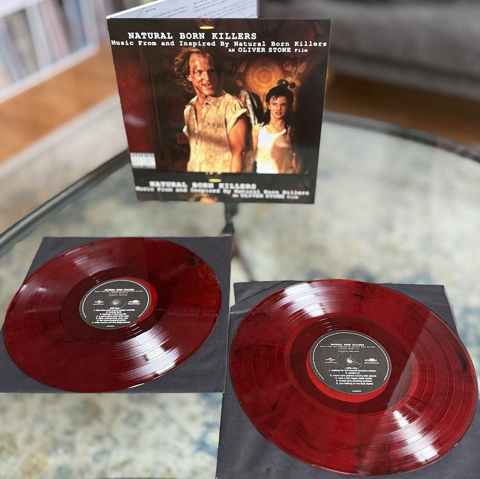 Natural Born Killers OST Blood Red Vinyl Deluxe 2LP MOV Ltd 2000 #418 OOP