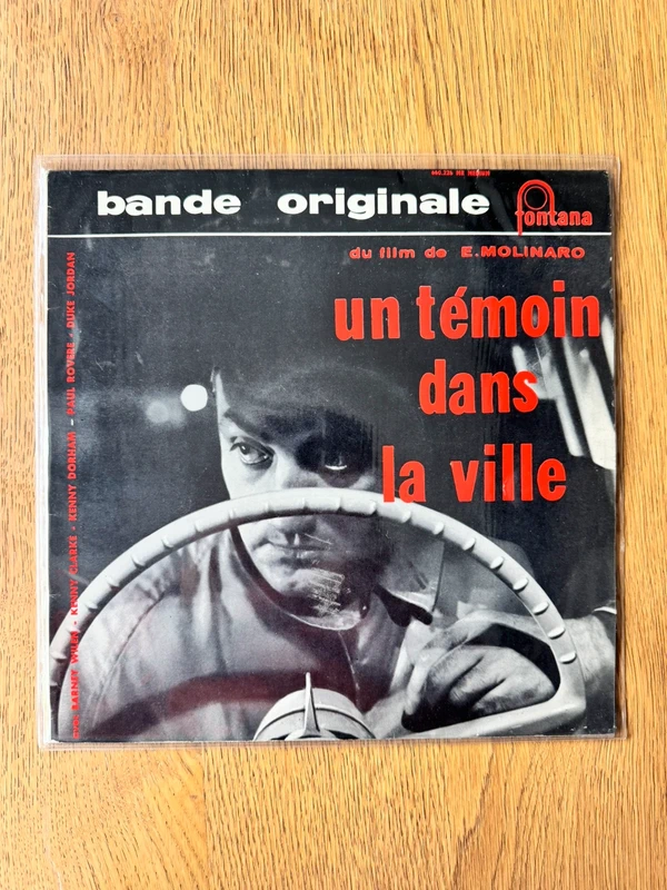Barney Wilen Un Témoin Dans La Ville Fontana 1959 Vinyle Jazz