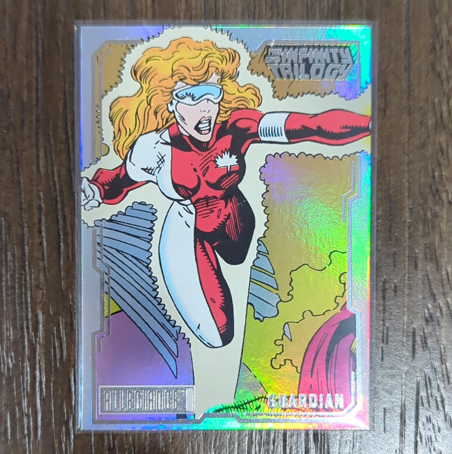 Upper Deck 2023 Marvel The Infinity Trilogy Guardian #52 Arcobaleno Carta Non Sportiva