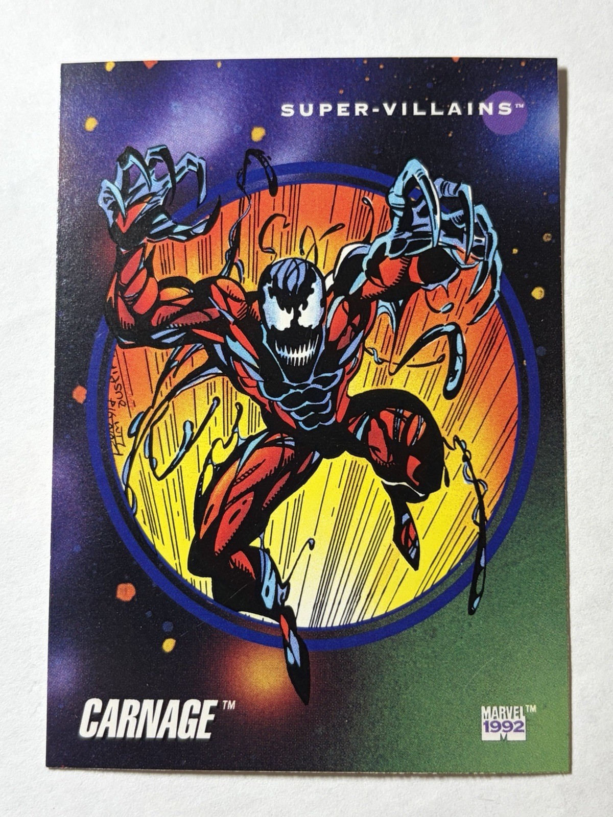 1992 Impel Marvel Universe Series III 3 - #120 Carnage First Card Rookie