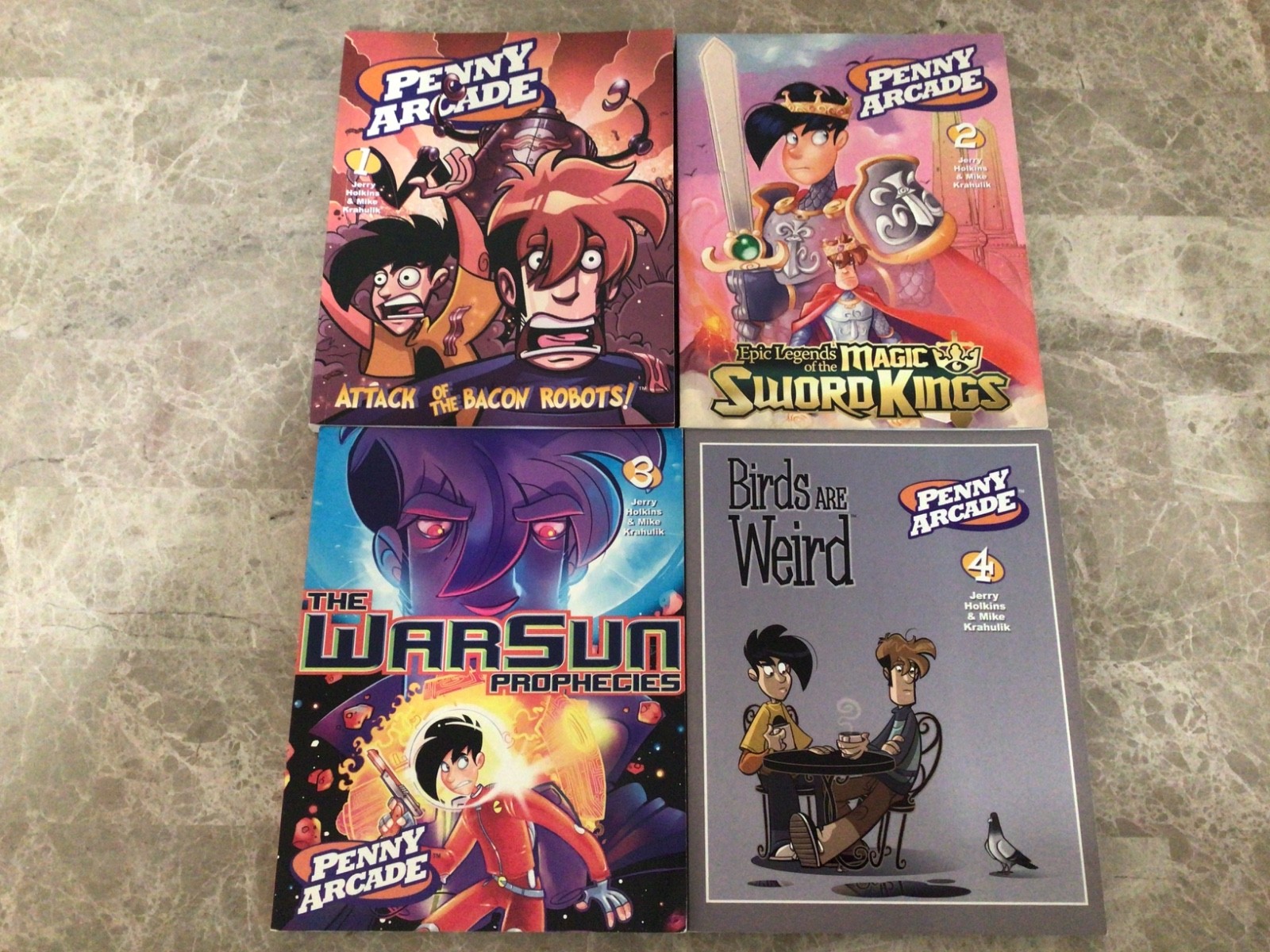 Set di 4 graphic novel Penny Arcade 1-4 TPB Dark Horse