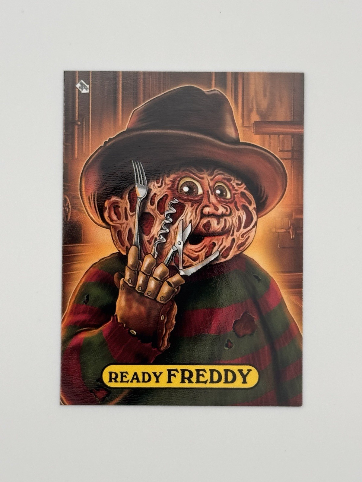 2025 READY FREDDY Garbage Pail Kids Parodia Trading Card dell'artista GPK M. Barnard