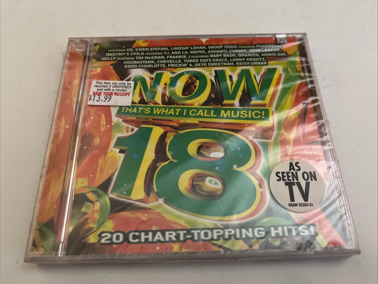 Now That's What I Call Music! 18 Compact Disc CD Various Artists - Brand New!