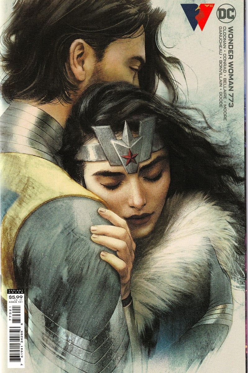 WONDER WOMAN #773 (2016) JOSHUA MIDDLETON VARIANTE CARTONCINO ~ NON LETTO QUASI NUOVO