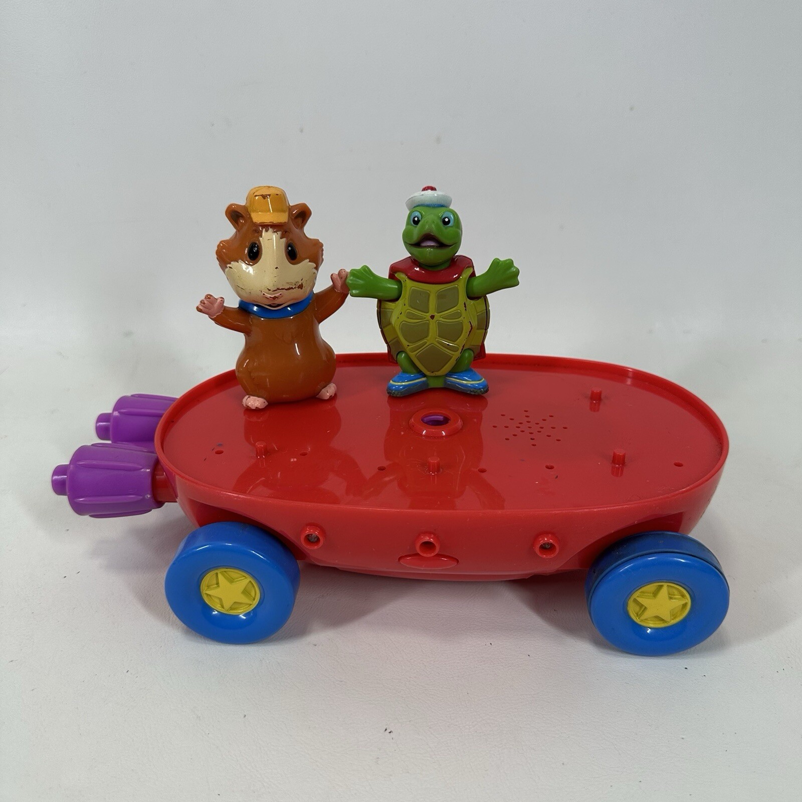 The Wonder Pets FLY BOAT Linny, Tuck Mattel musica e luci incomplete testate