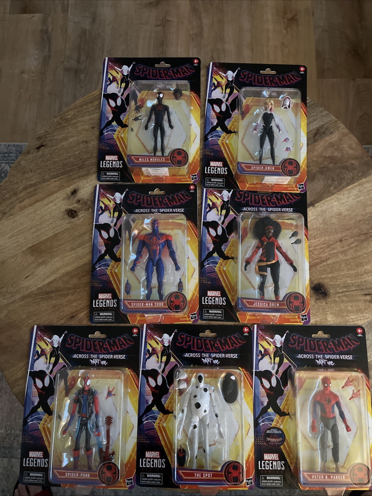 Hasbro Marvel Legends Spider-Man Across The Spider versi set completo