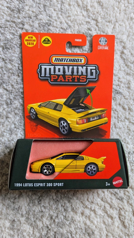 Lotus Sprit 300 Sport Matchbox Moving Parts