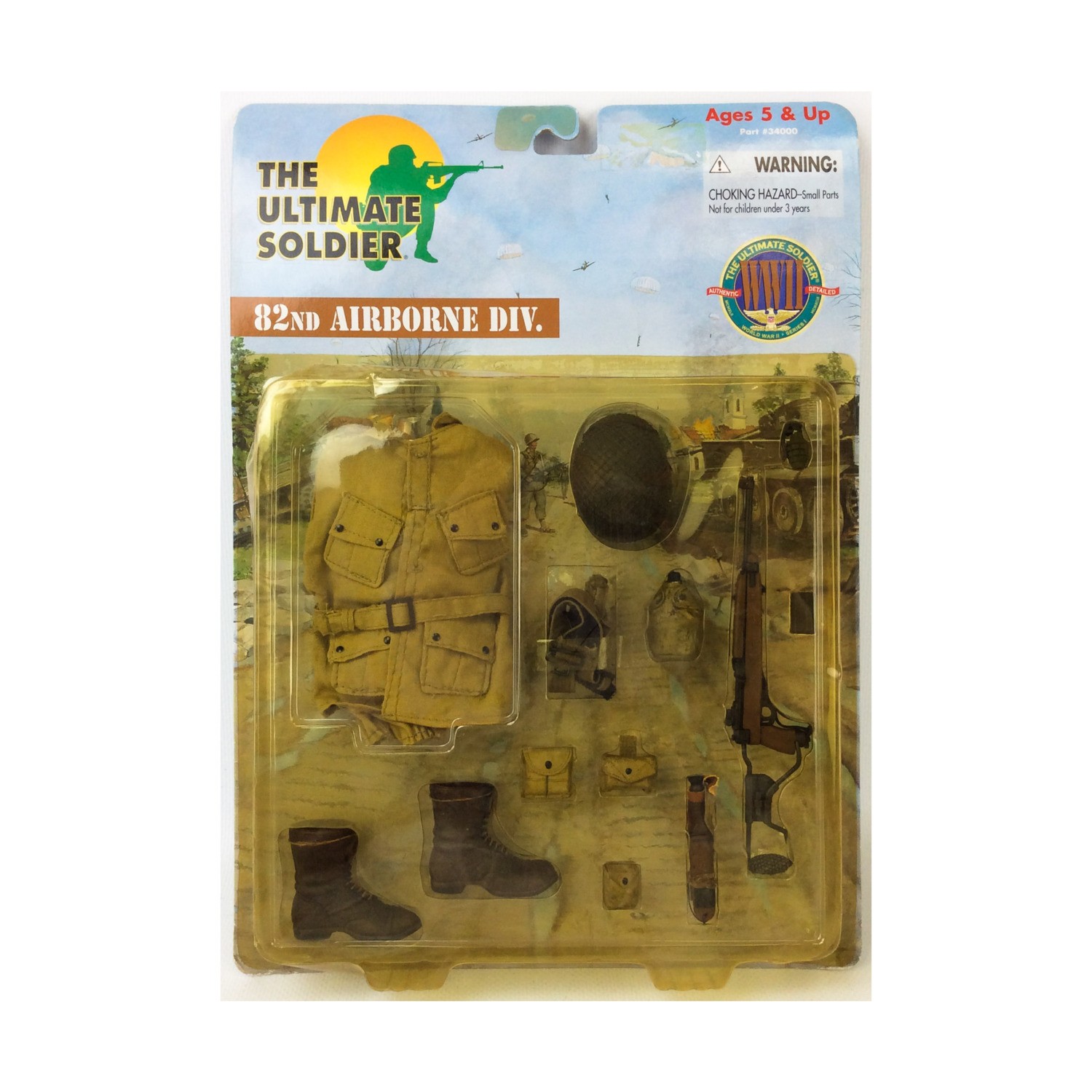 21st Century Toys Action Figure 82° Divisione Aviotrasportata Set Uniforme VG+/NM