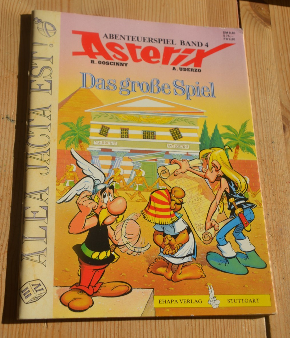Rarità 1989 "Asterix Gioco di Avventura Volume 4 - Il Grande Gioco"