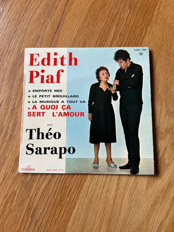 45T Edith Piaf avec Théo Sarapo