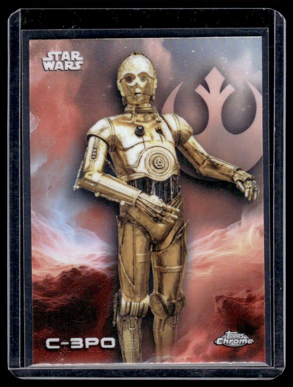 2025 Star Wars Chrome Refractor C-3PO