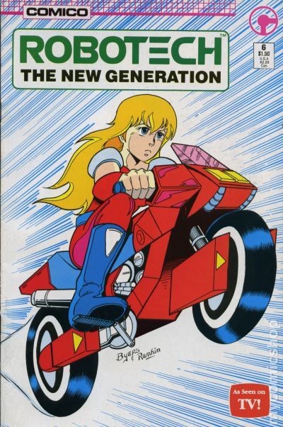 Robotech La Nuova Generazione #6 FN 1986 Immagine Stock