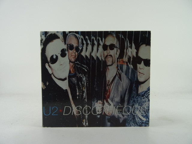 U2 DISCOTHEQUE (B28) 3 Track CD Single including Card Sleeve ISLAND