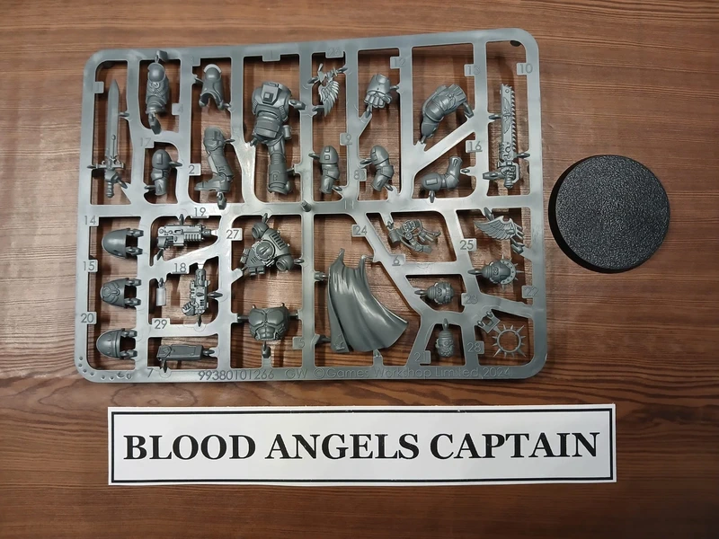 X1 Blood Angels Captain for Space Marines Warhammer 40k