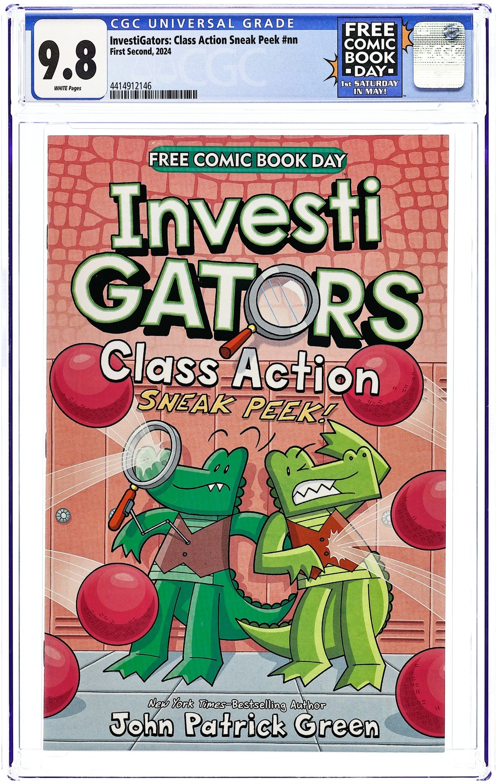 Investigators Class Action Sneak Peak FCBD #1 CGC 9.8 2024 4414912146