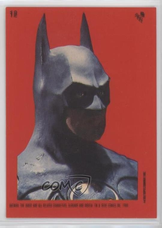 1989 Topps Batman Stickers Batman #12 0c1a