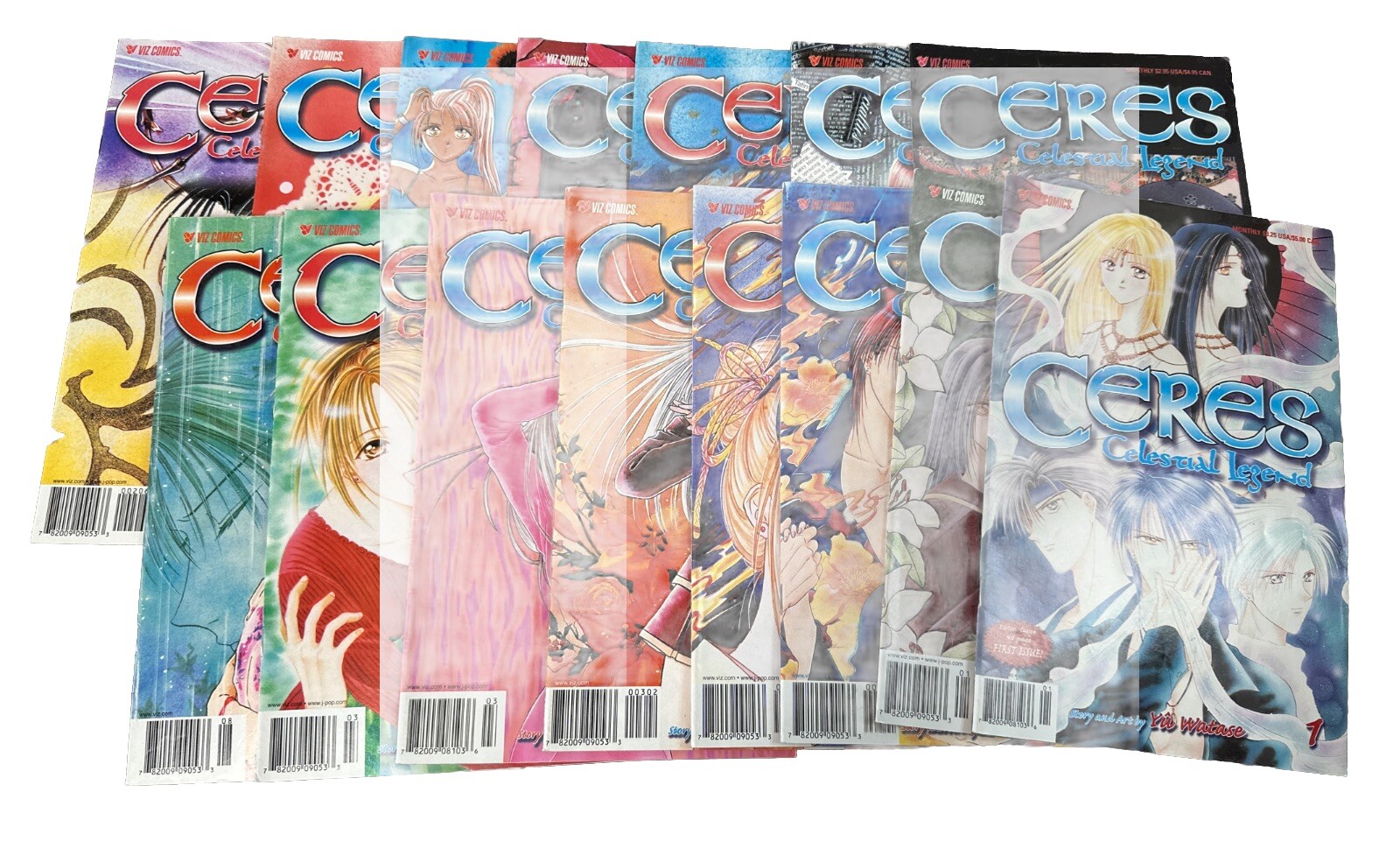 Lotto di 15 fumetti Ceres Celestial Legend Viz Comics Manga 2001