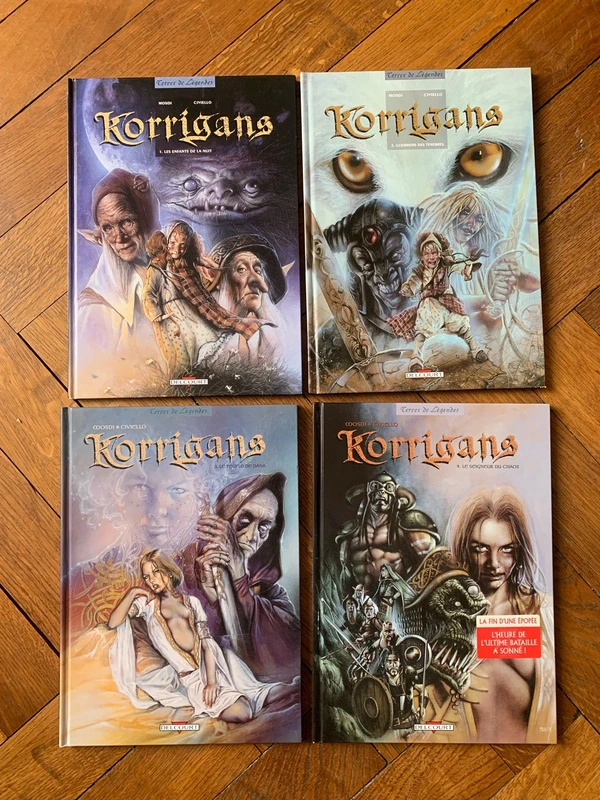 Intégrale BD Korrigans Delcourt Civiello