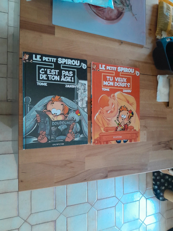 Lot de 2 BD  "le petit Spirou"