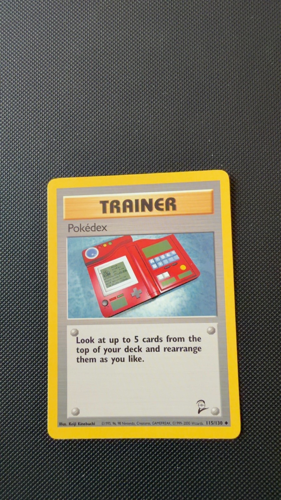 Pokedex 115/130 Set Base Non Comune 2 Pokemon Giocati Moderatamente