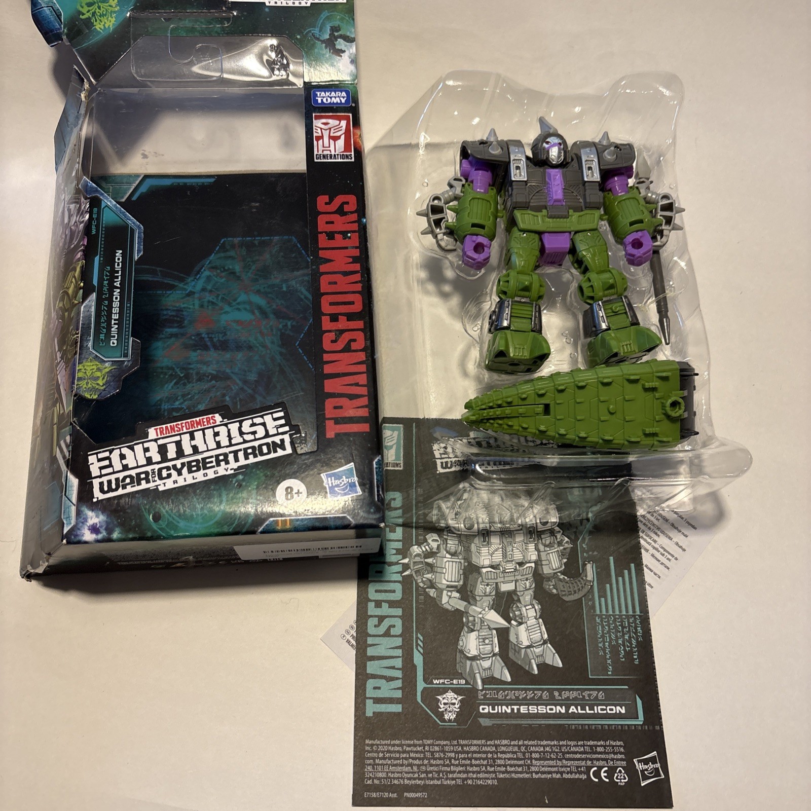 Hasbro Transformers War For Cybertron Earthrise Quintesson Allicon 