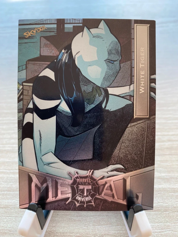 N. 97 White Tiger base trading card Marvel Metal Universe Spider-Man Upper Deck 2022