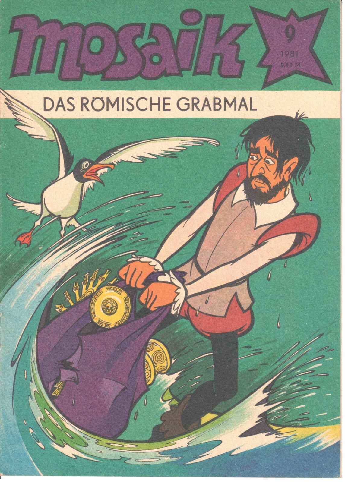 DDR-COMICSTRIP @ Mosaico fascicolo 9 - 1981 -LA TOMBA ROMANA-