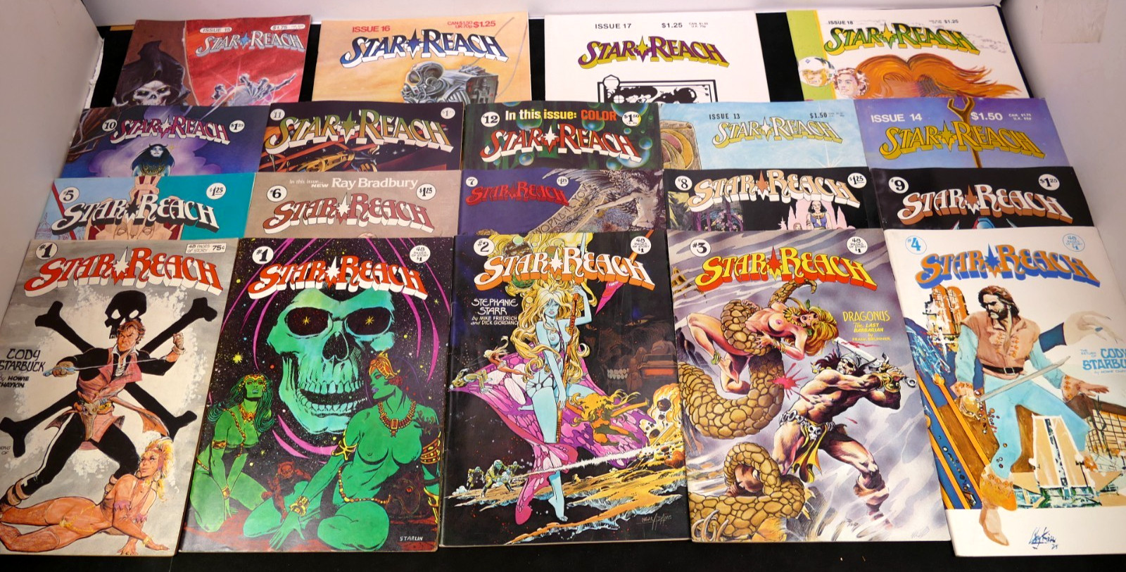 STAR*REACH Underground Comics - Very Fine Complete Series -  19 Issue Comix Lot