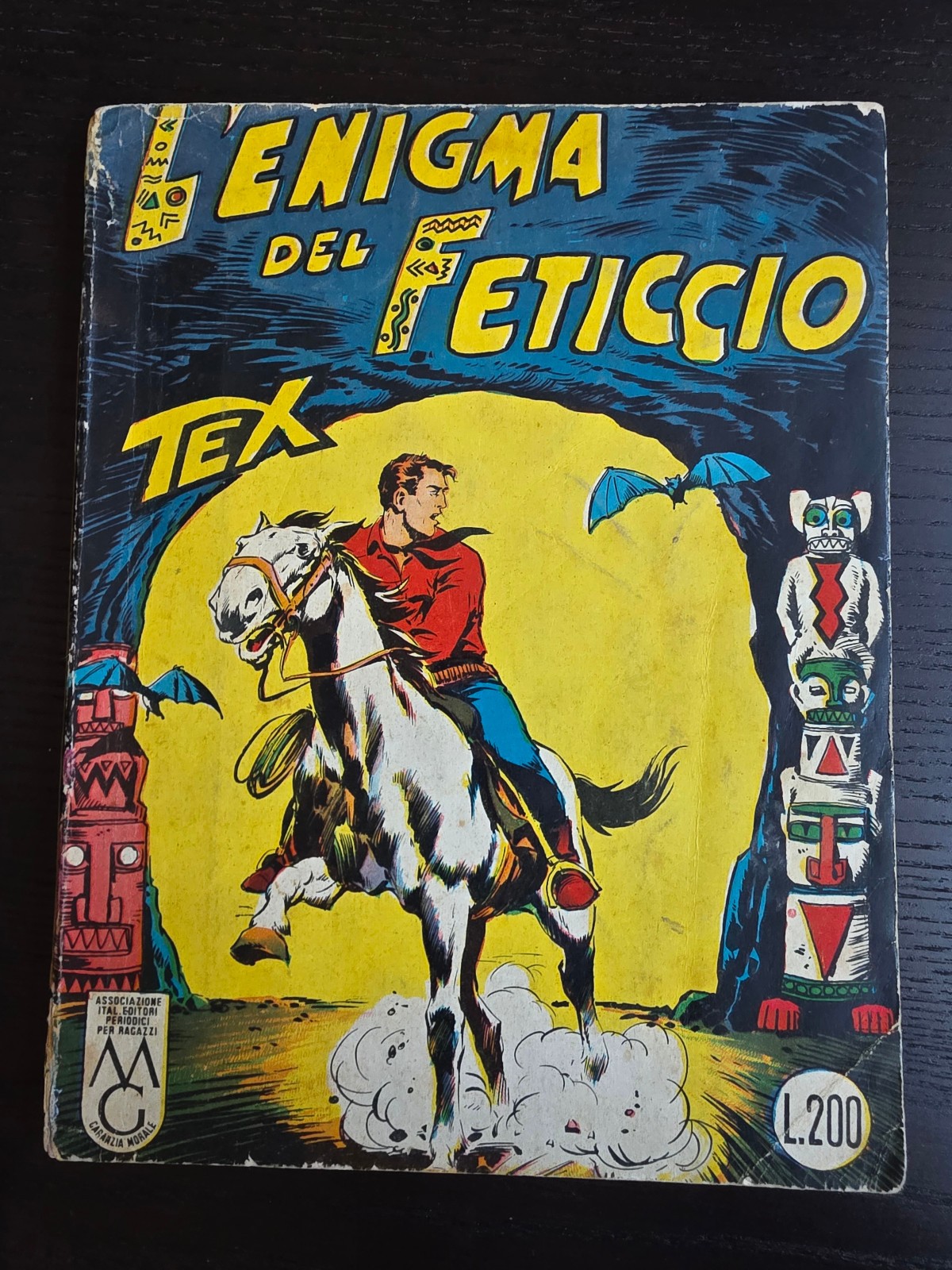 TEX N.24 SPILLATO 200 LIRE AUT.5926 OTTIMO 2° EDIZIONE CON RANGER NO 100 PAGINE