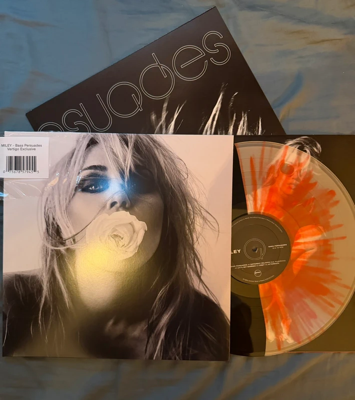 Miley Cyrus Bass Persuades vertigo vinyl split splatter