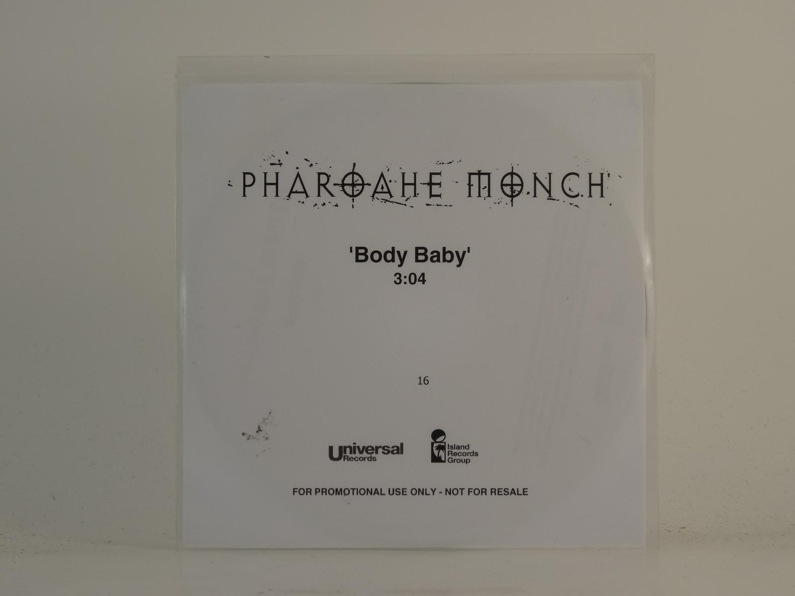 PHAROAHE MONCH BODY BABY (H1) 1 Track Promo CD Single including White Sleeve ISL