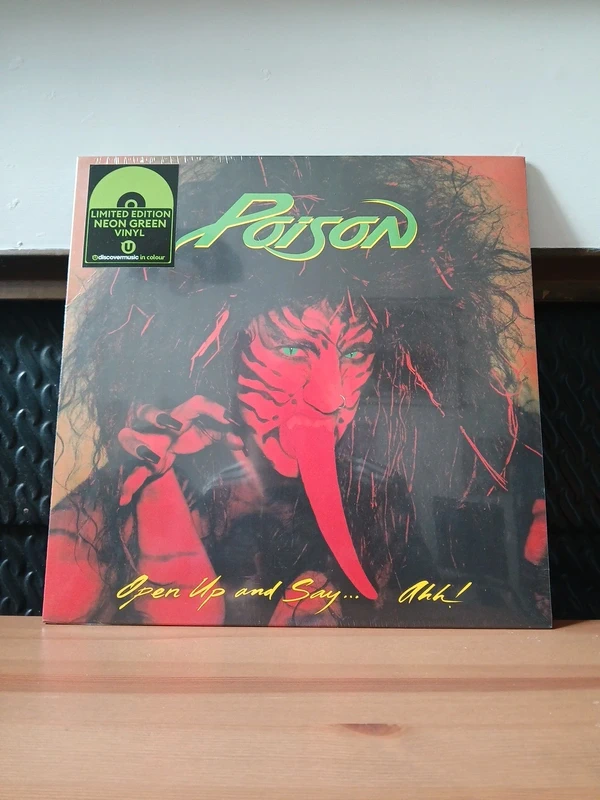 Vinyle 33 Tours Poison Open Up and Say édition Green Vinyl