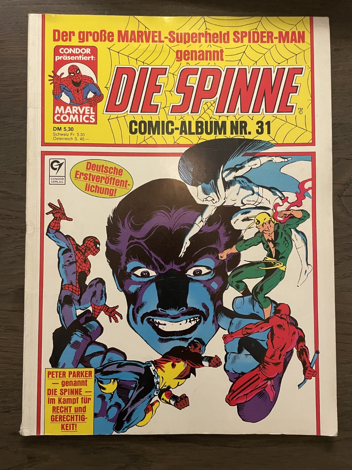 ALBUM FUMETTI IL RAGNO n.31 - CONDOR EDITORE