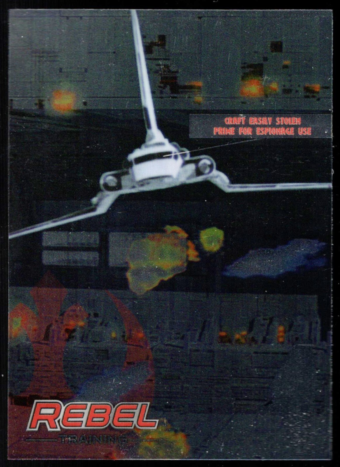 2014 Star Wars Chrome Perspectives "ADDESTRAMENTO RIBELLE" Scheda #5 LAMBDA CLASS SHUTTLE