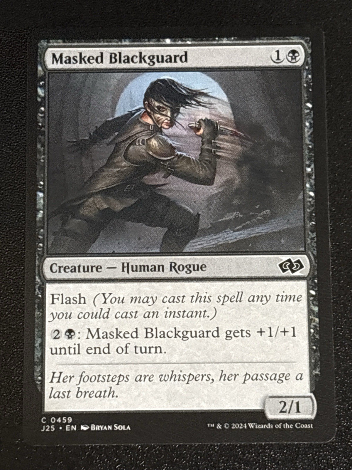 MTG Foundations Jumpstart Masked Blackguard 0459 NM