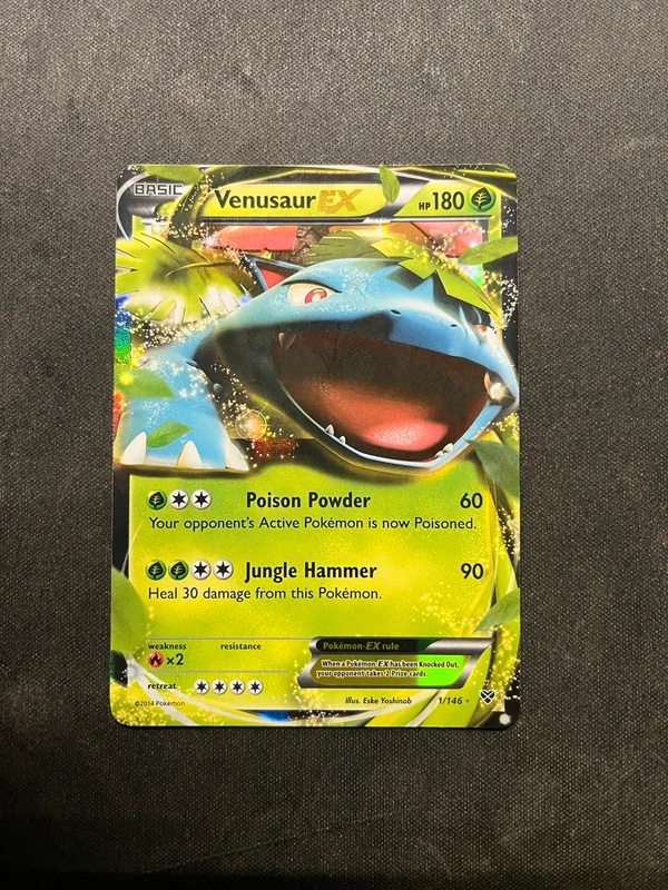 Pokémon Venusaur EX 1/146 – Holo – XY Base Set 2014 – Englisch