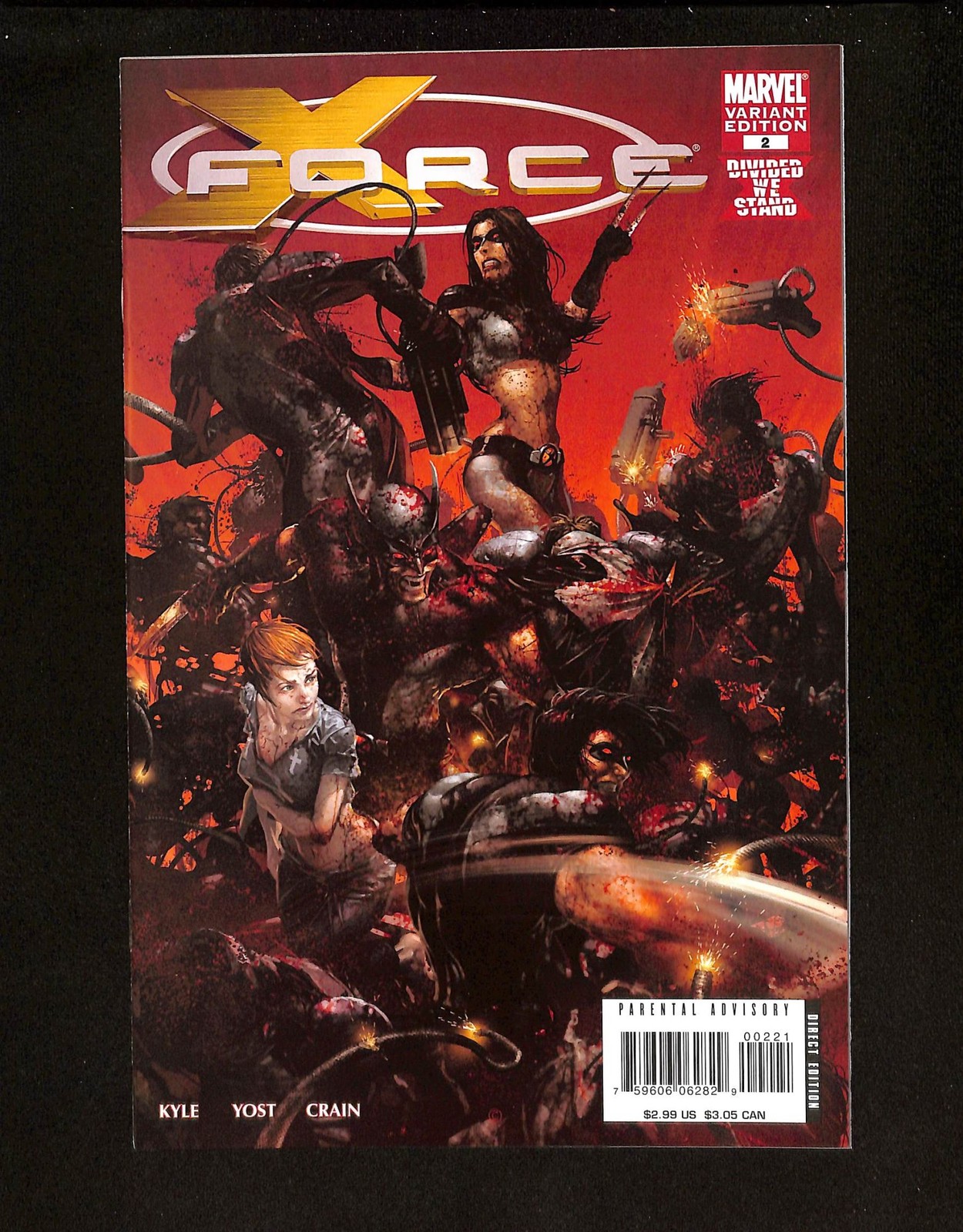 X-Force #2 Cover B Variante Marvel 2008
