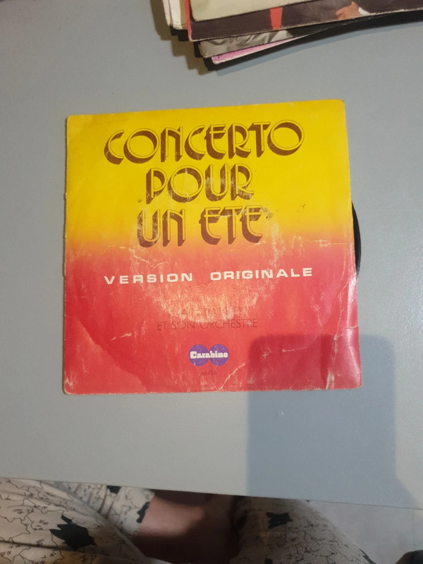 Disque 45T, concerto pour un été, Alain Patrick