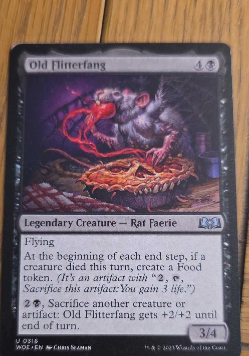Vecchio Flitterfang Wilds of Eldraine regolare