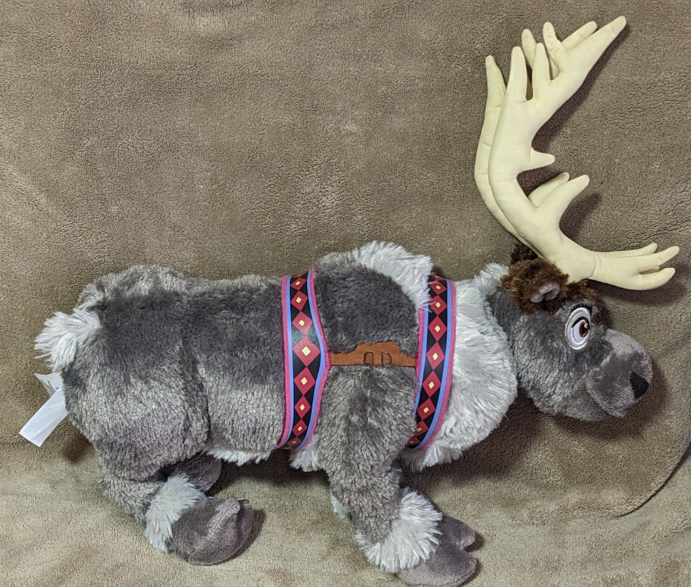 Disney Store Frozen Renna Sven Peluche Grande Bambola Peluche Alce 16"