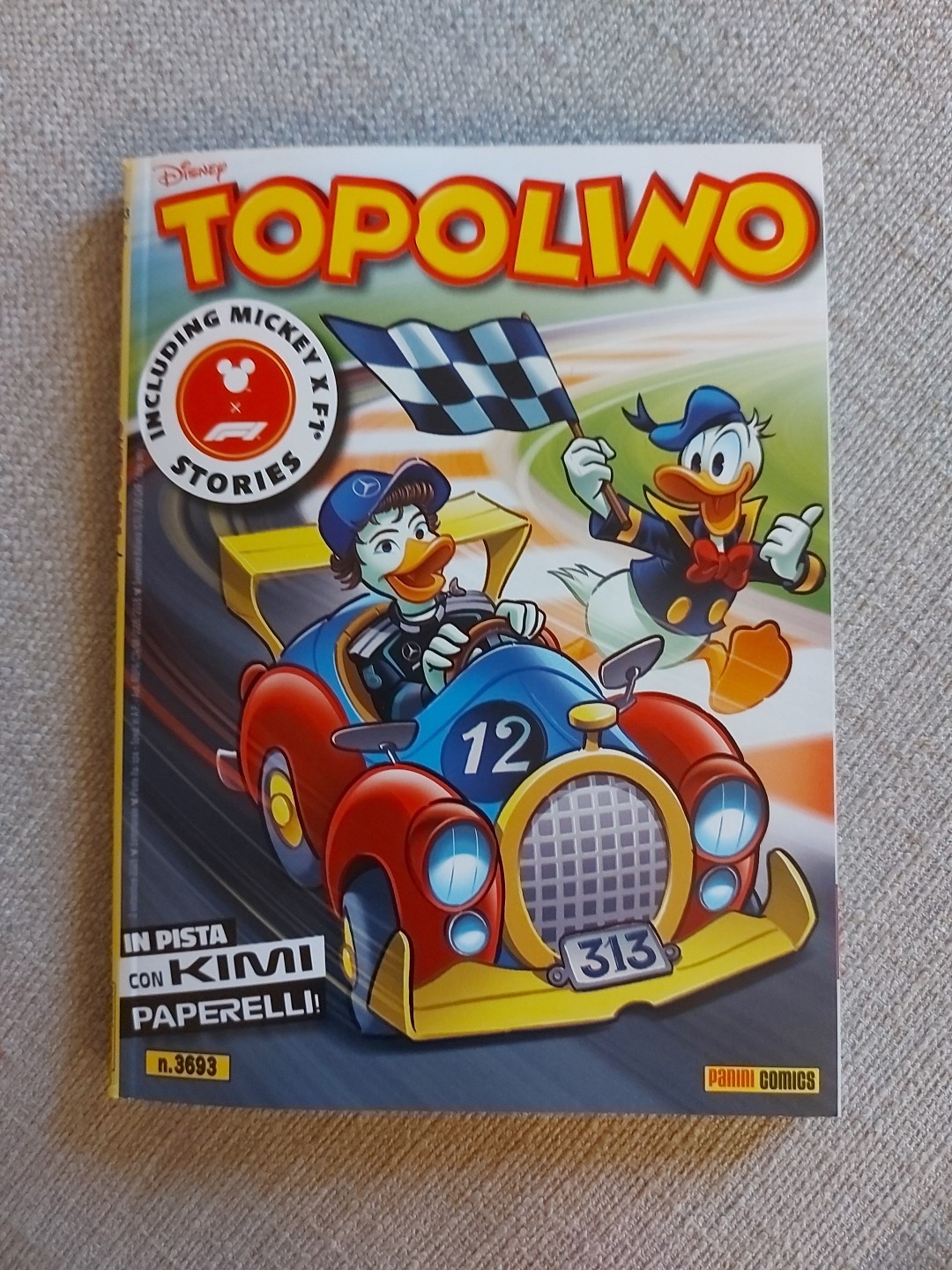 Topolino Fumetto N.3693 Kimi Antonelli 2026