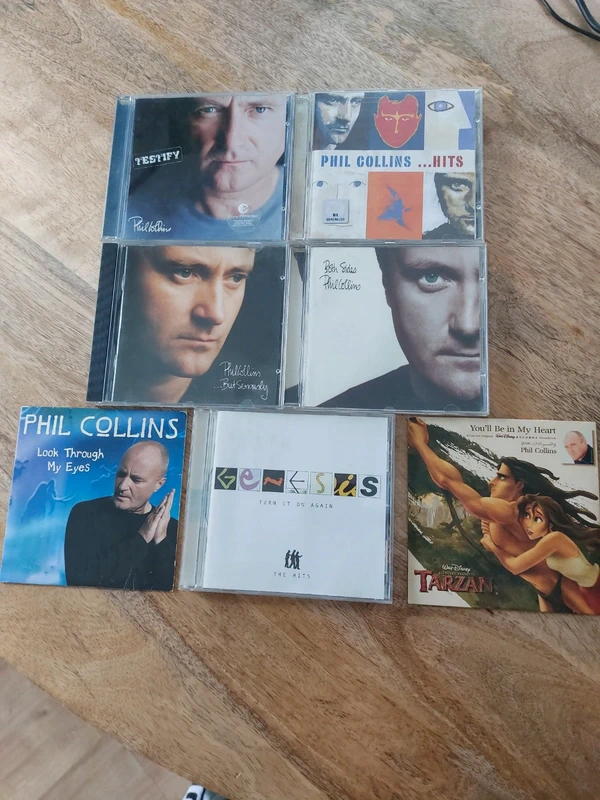 Phil Collins en Genesis cd's