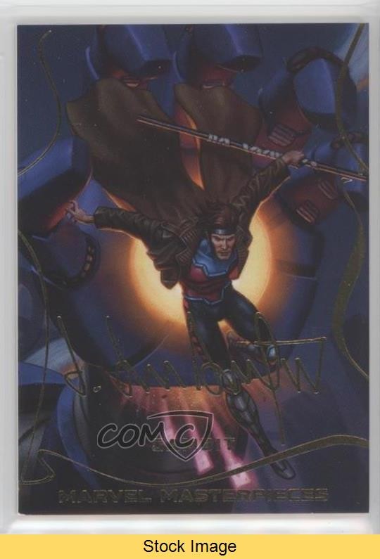 2022 Upper Deck Marvel Masterpieces Gold Foil Level 1 Gambit #8 READ 11fo