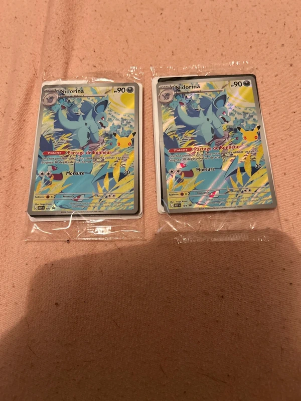 2 nidorina promo etb 30 ans