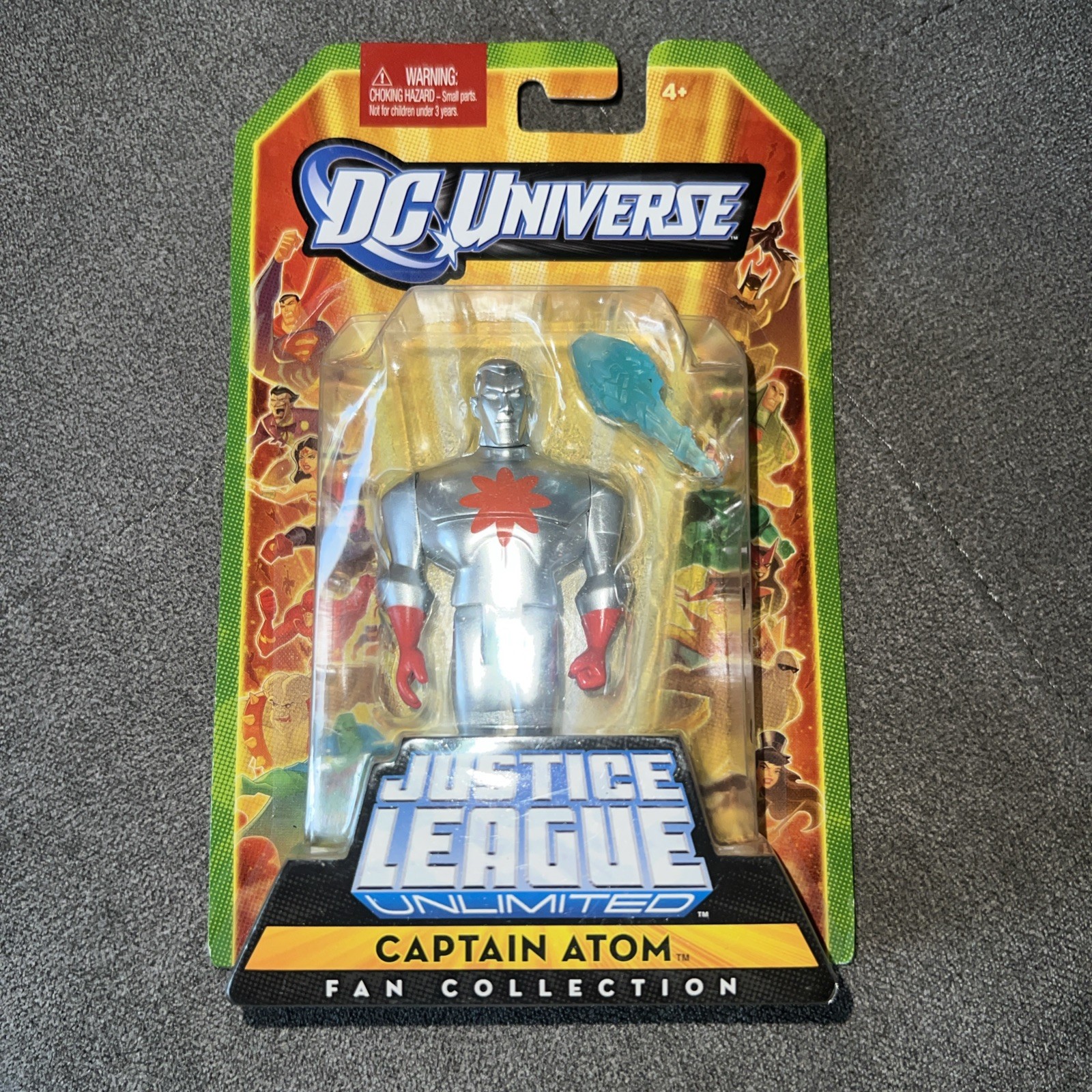 DC Universe Justice League Unlimited Captain Atom Fan Collection 2009 Nuovo